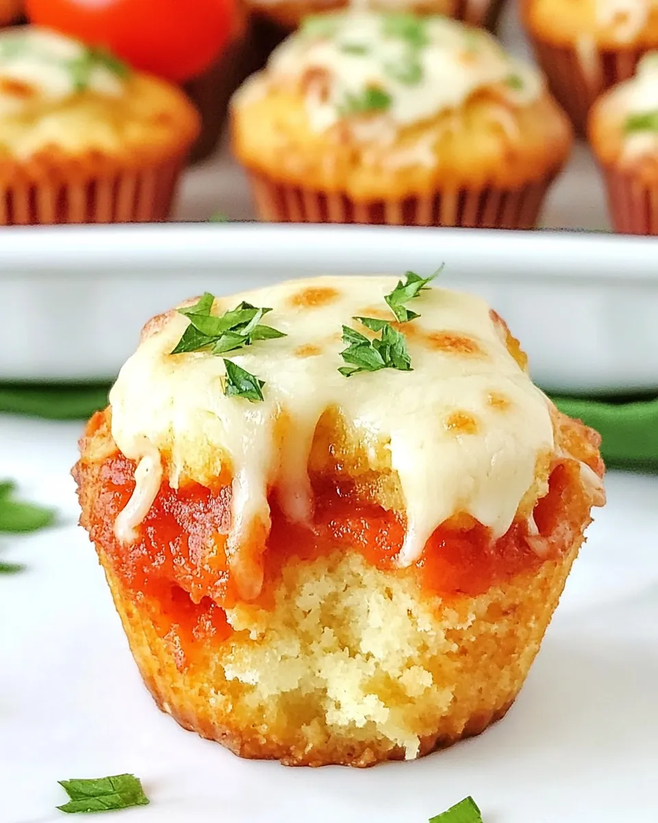 Homemade Chicken Parmesan Cupcakes dish photo