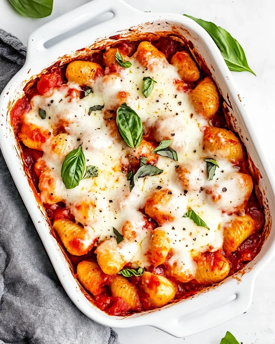 Classic Chicken Parmesan Gnocchi Bake recipe photo