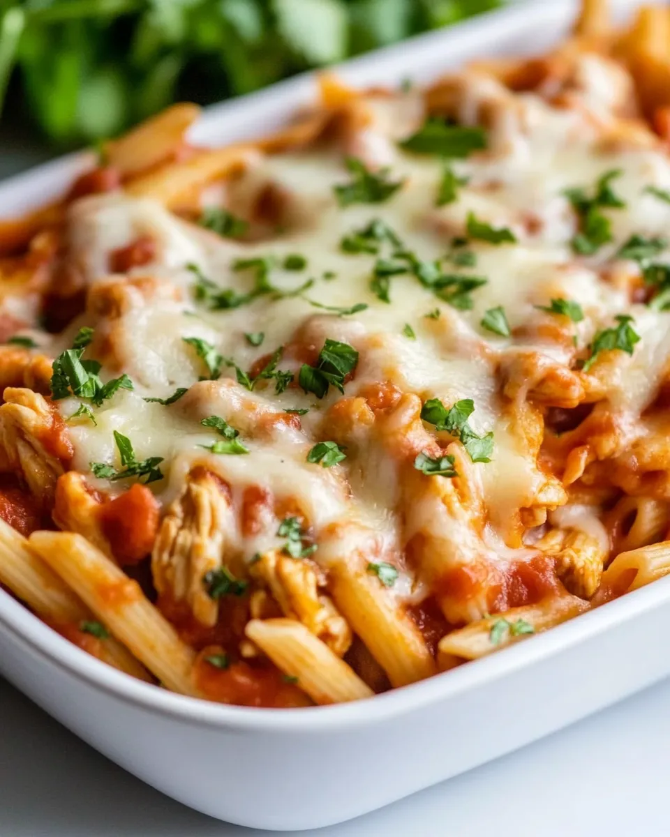 Homemade Chicken Parmesan Pasta recipe photo