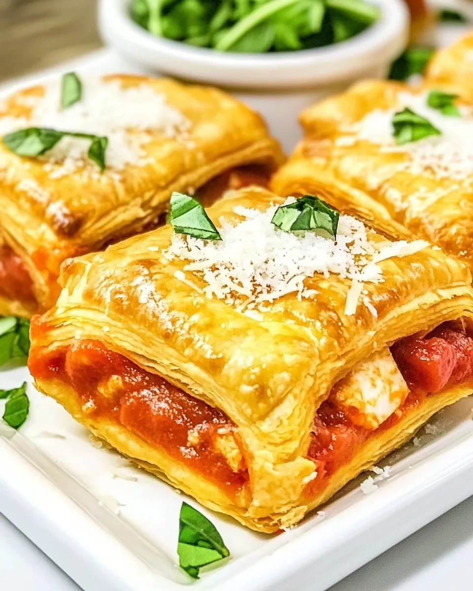 Classic Chicken Parmesan Puff Pastry image