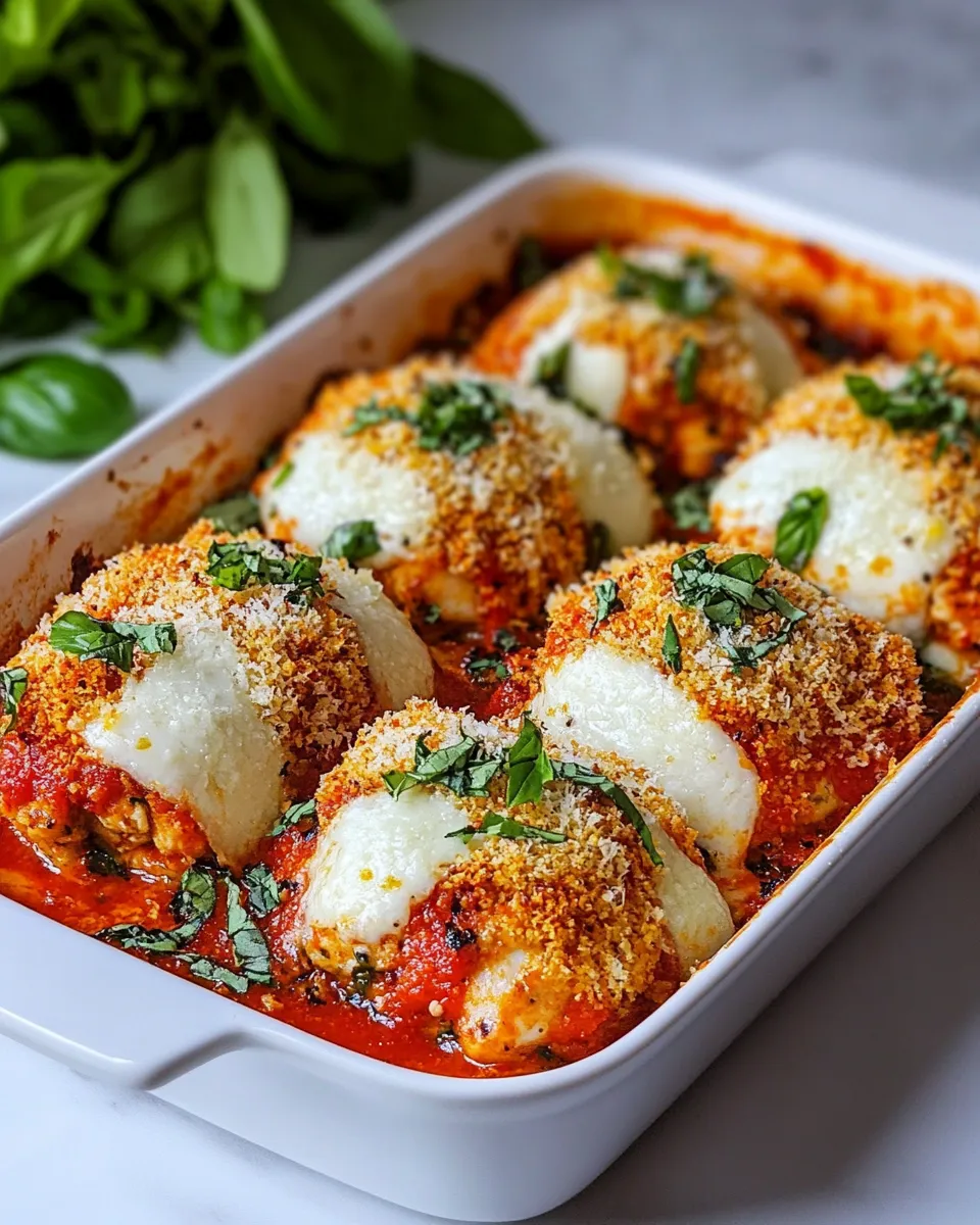 Classic Chicken Parmesan Roll-Ups dish photo
