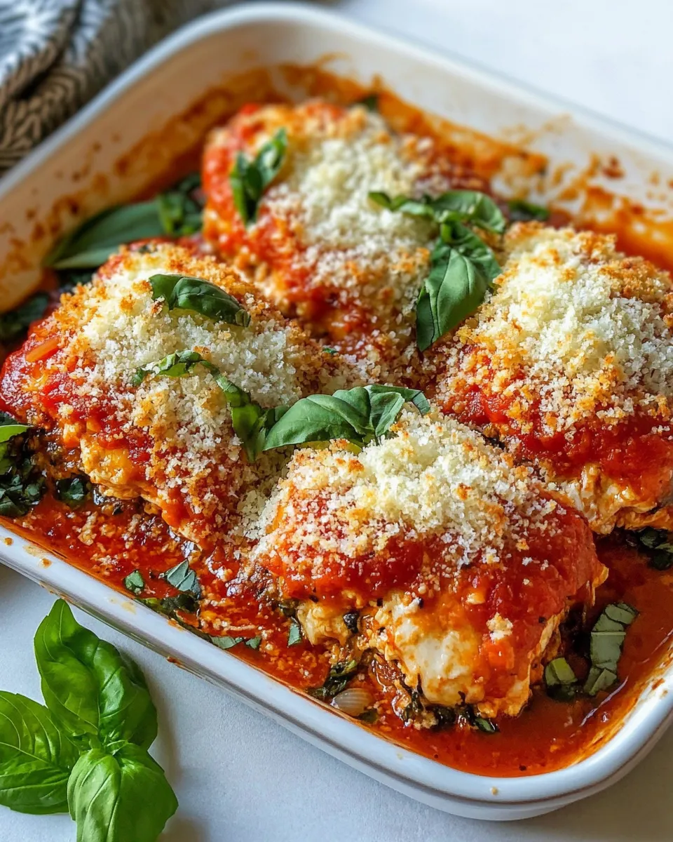 Delicious Chicken Parmesan Roll-Ups food shot