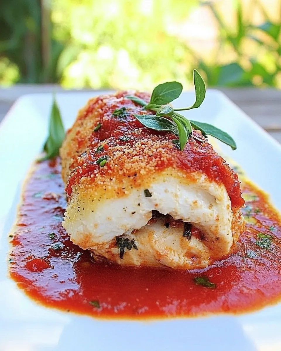 Homemade Chicken Parmesan Rollatini photo