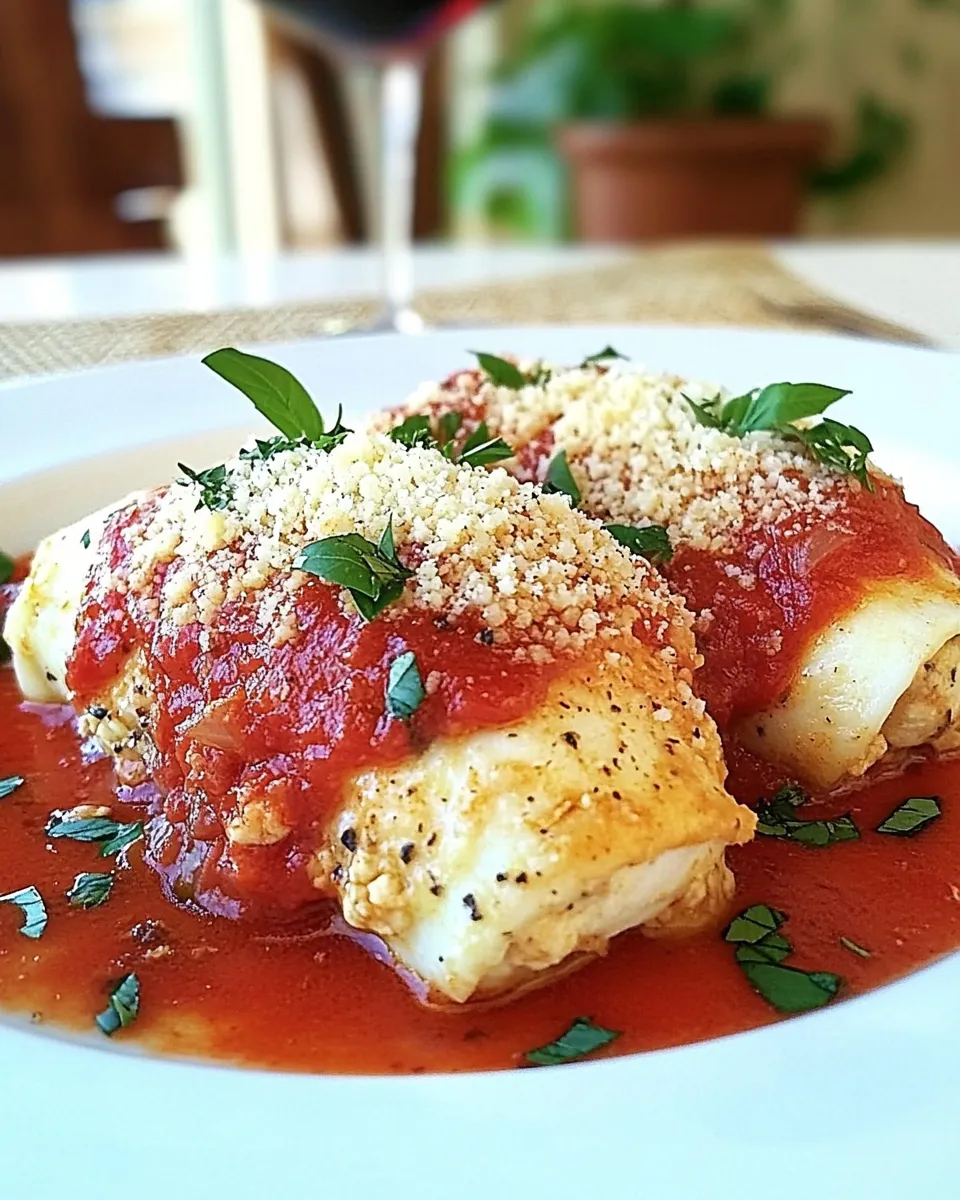 Easy Chicken Parmesan Rollatini recipe photo