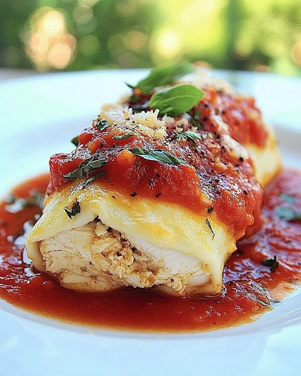 Delicious Chicken Parmesan Rollatini dish photo