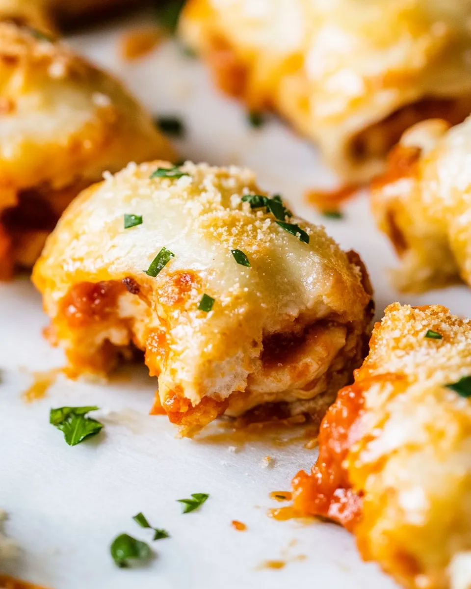 Delicious Chicken Parmesan Rolls dish photo