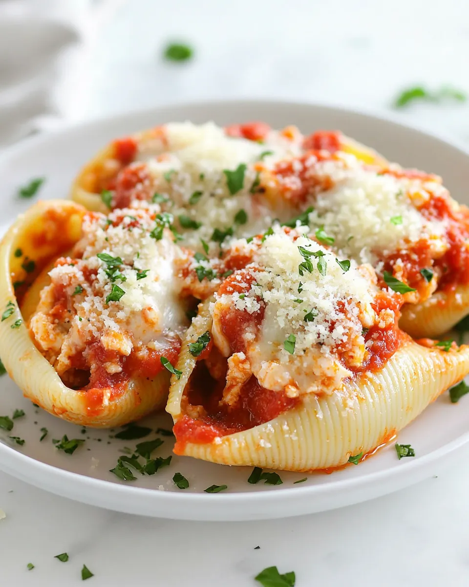 Classic Chicken Parmesan Stuffed Shells image