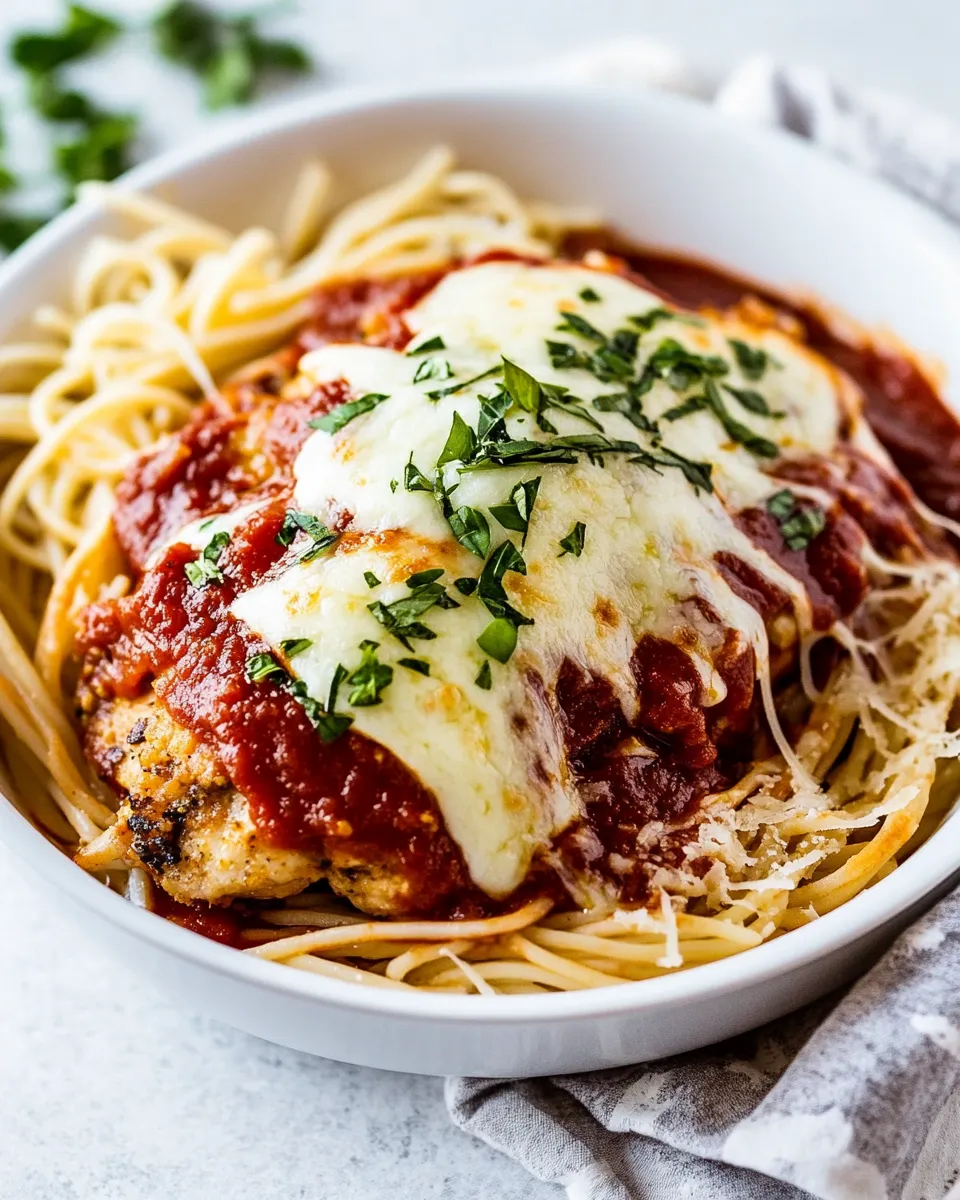 Classic Chicken Parmesan with 5 Minute Marinara image