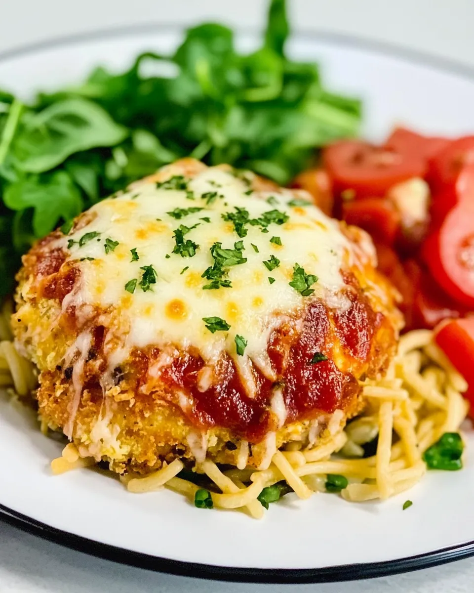 Easy Chicken Patty Parmesan recipe photo