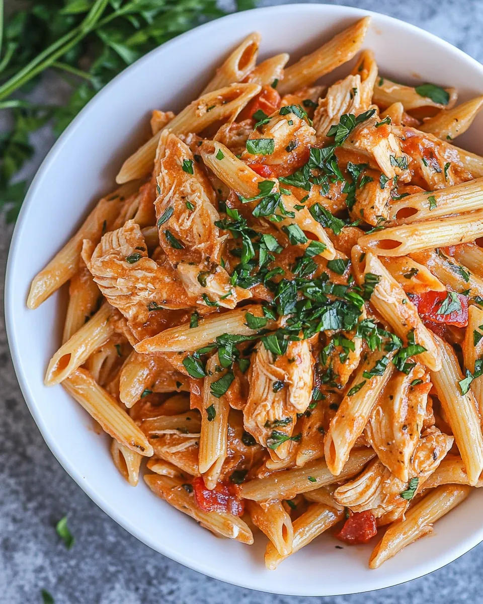 Easy Chicken Penne Pasta (30 minute meal) photo