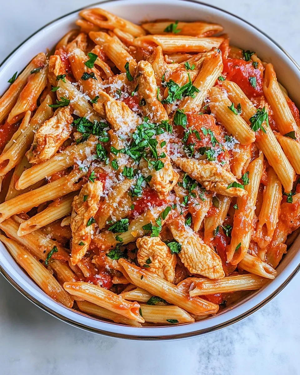 Delicious Chicken Penne Pasta (30 minute meal) image