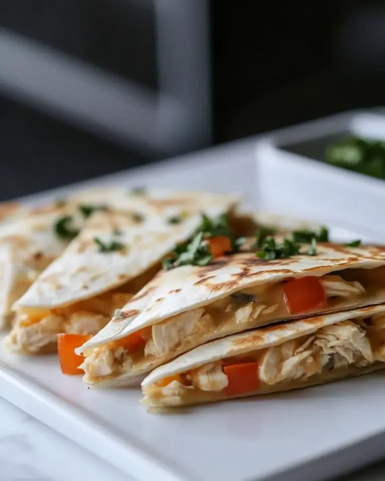 Homemade Chicken Quesadilla with Pico de Gallo photo