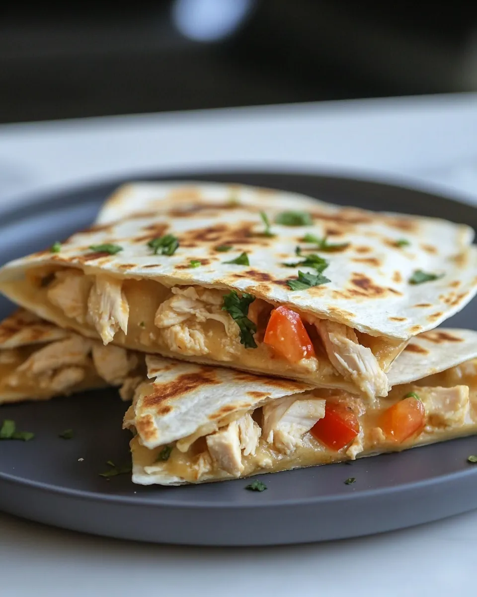 Classic Chicken Quesadilla with Pico de Gallo image