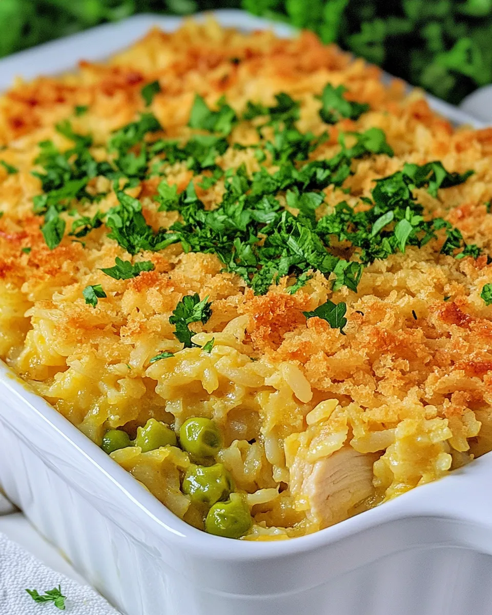 Easy Chicken Rice-a-Roni Casserole food shot