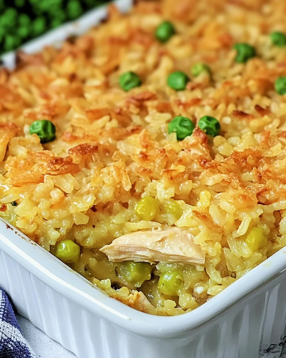 Delicious Chicken Rice-a-Roni Casserole plate image