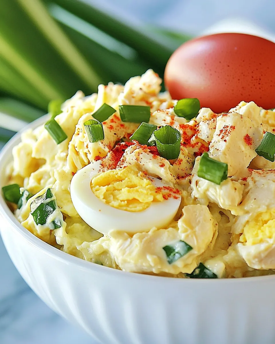 Homemade Chicken Salad Chick Egg Salad photo