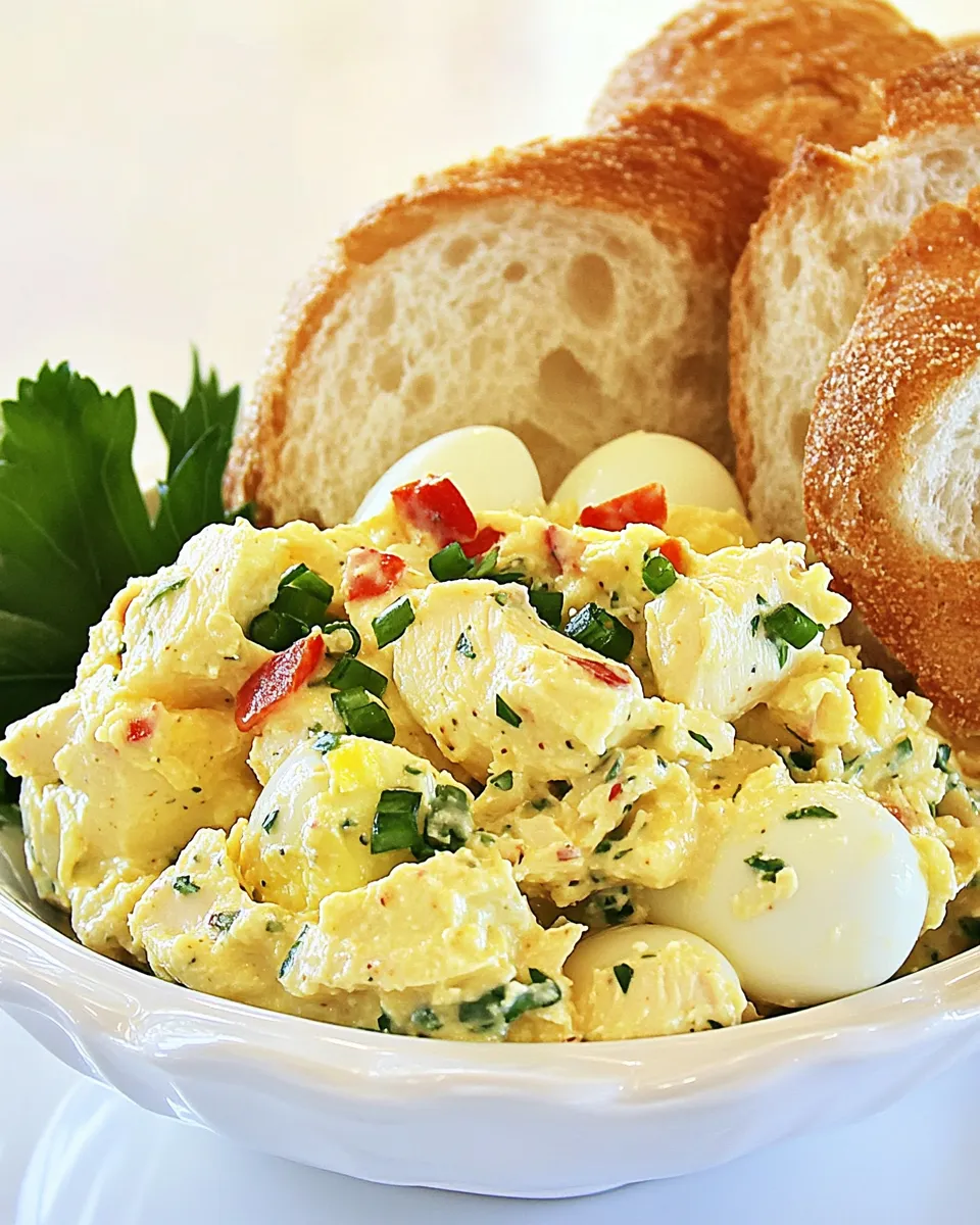 Easy Chicken Salad Chick Egg Salad recipe photo
