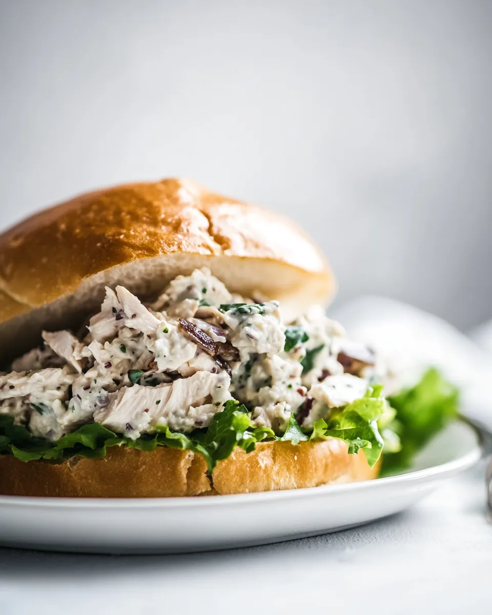 Homemade Chicken Salad Sandwich photo