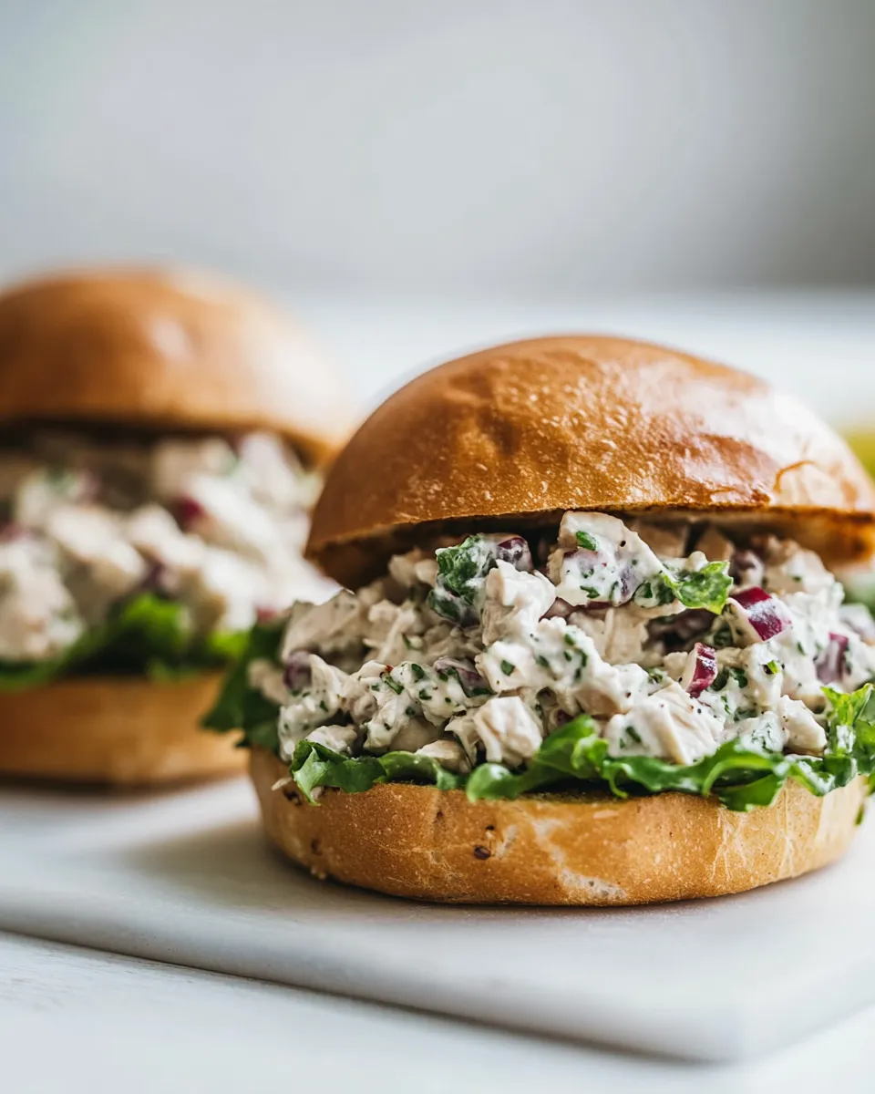 Easy Chicken Salad Sandwich recipe photo