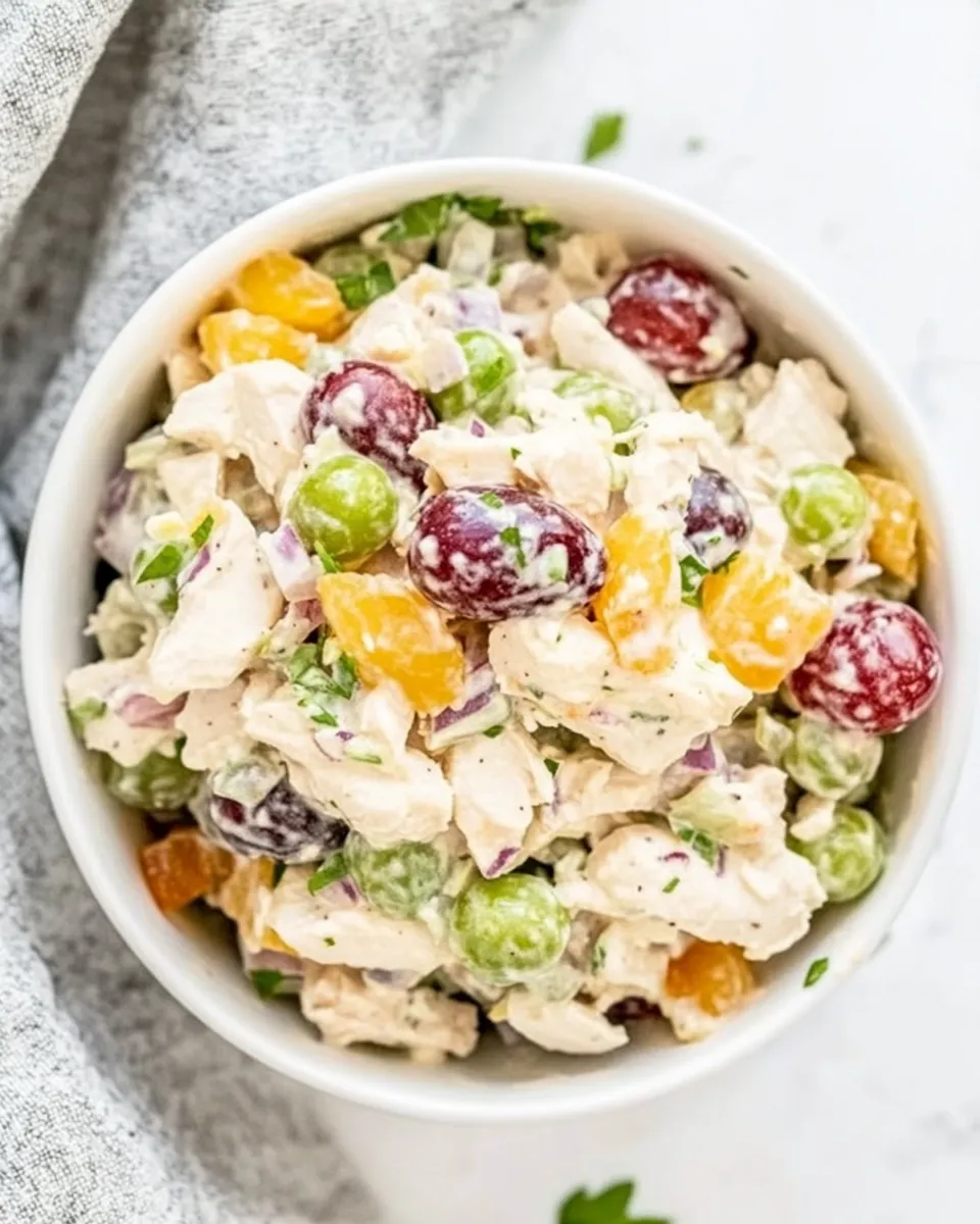 Classic Chicken Salad With Grapes dish photo