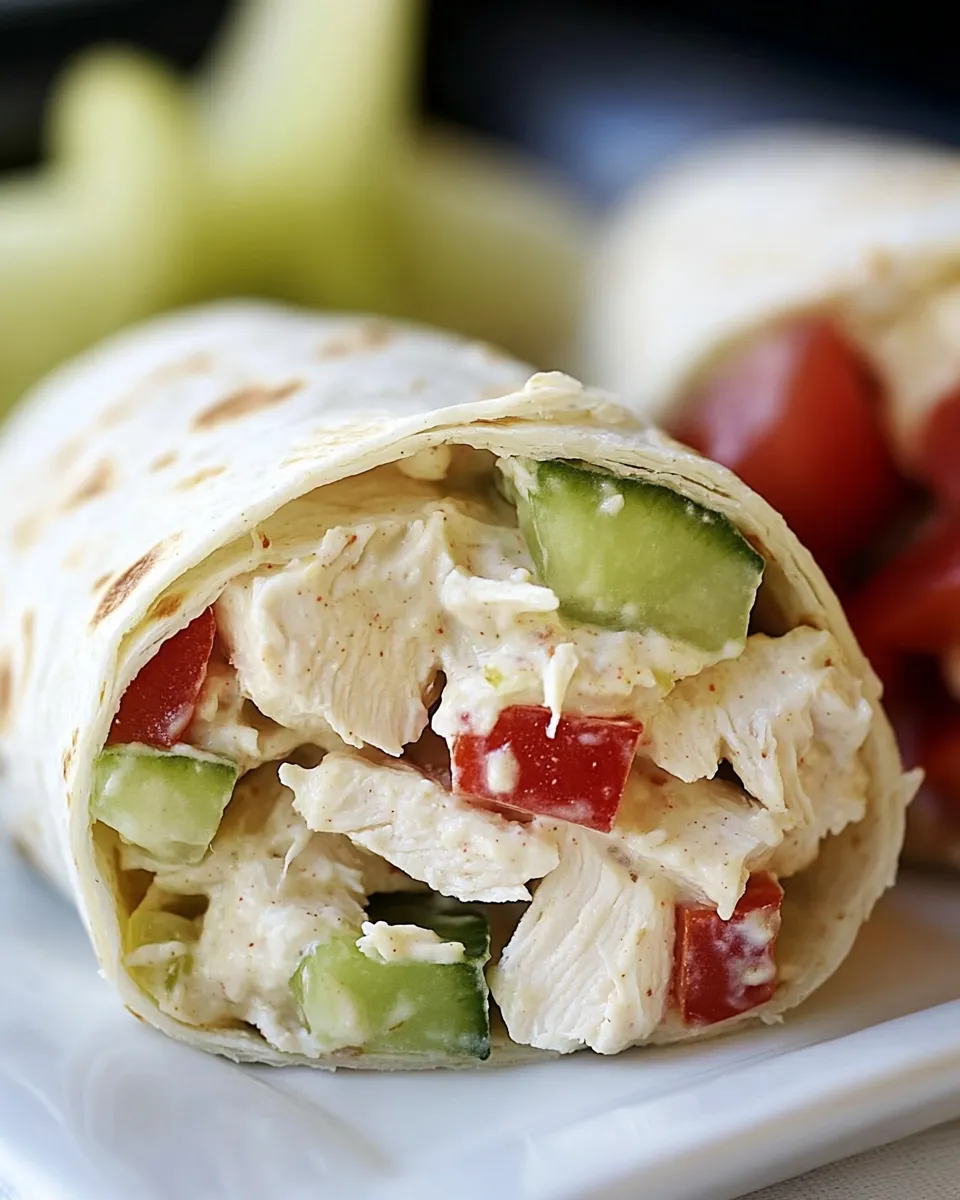 Classic Chicken Salad Wrap Recipe image