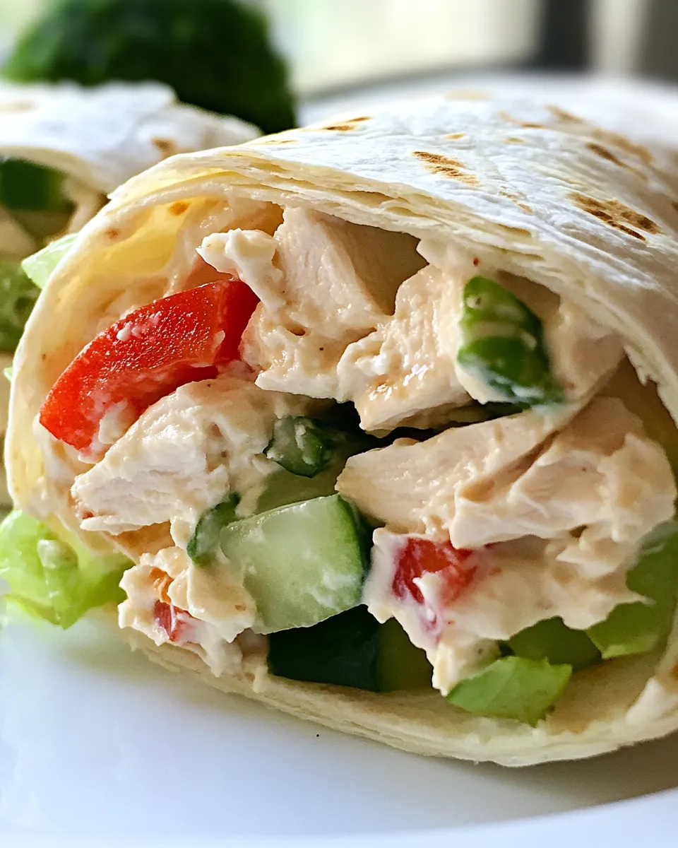 Delicious Chicken Salad Wrap Recipe recipe photo