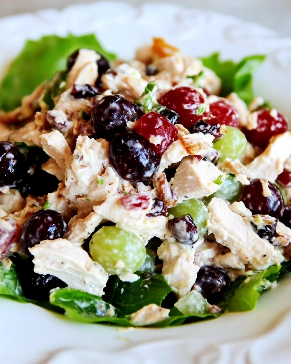 Easy Chicken Salad with Grapes Recipe recipe photo