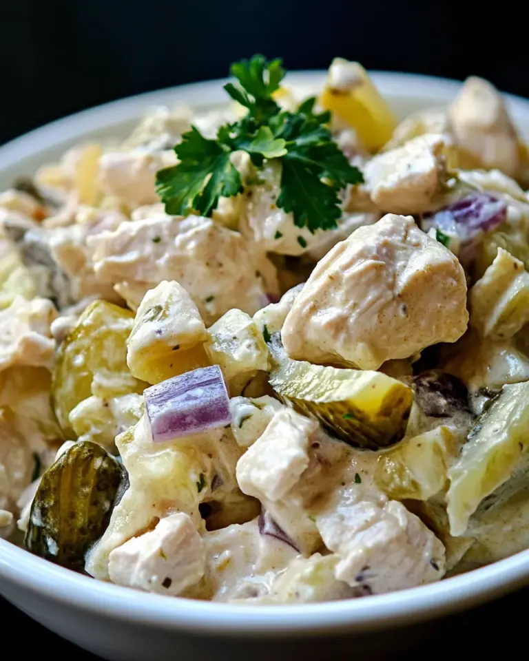 Homemade Chicken Salad with Pickles Recipe photo