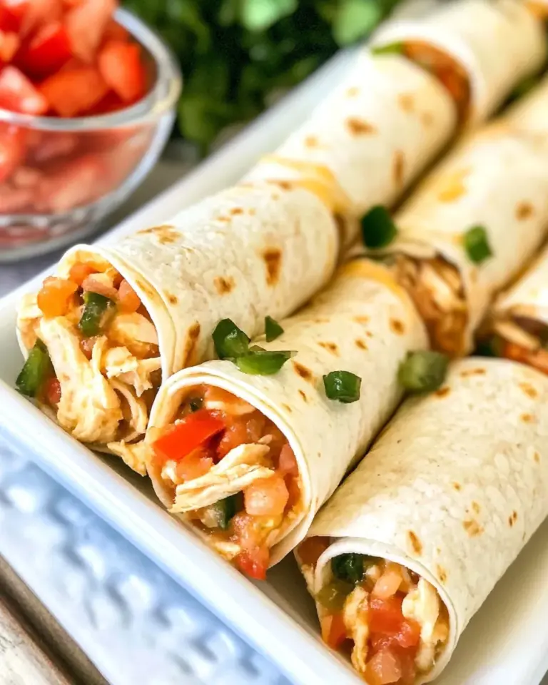 Homemade Chicken Salsa Roll Ups recipe photo