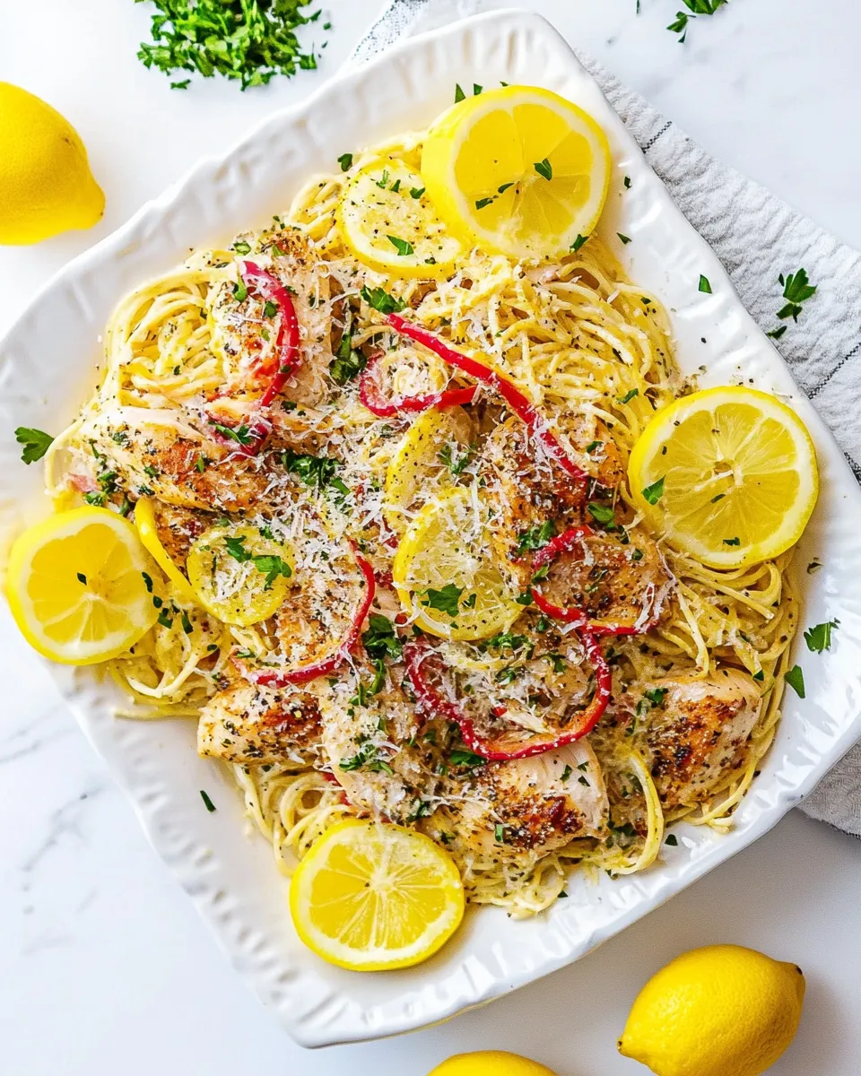 Homemade Chicken Scampi photo