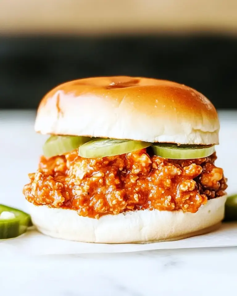 Homemade Chicken Sloppy Joes photo