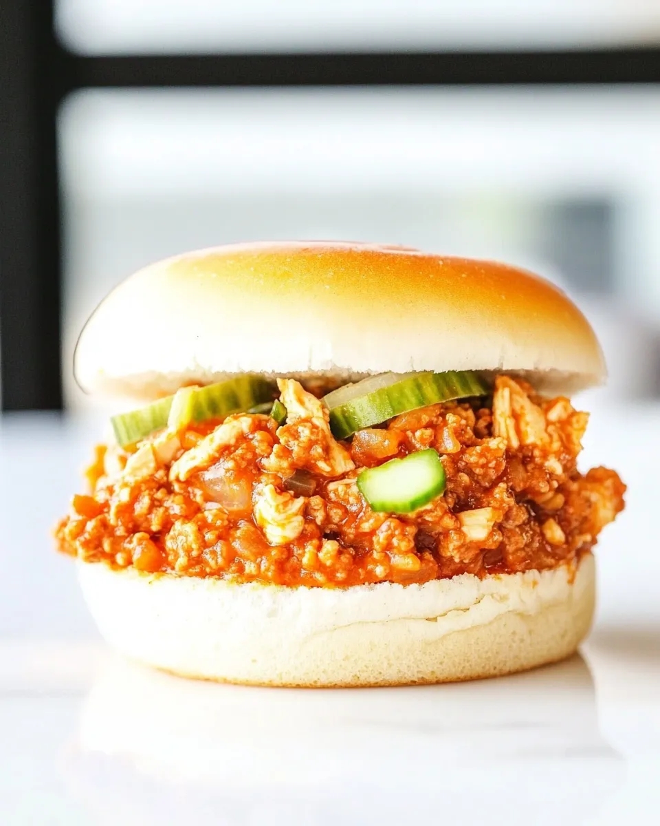 Classic Chicken Sloppy Joes image