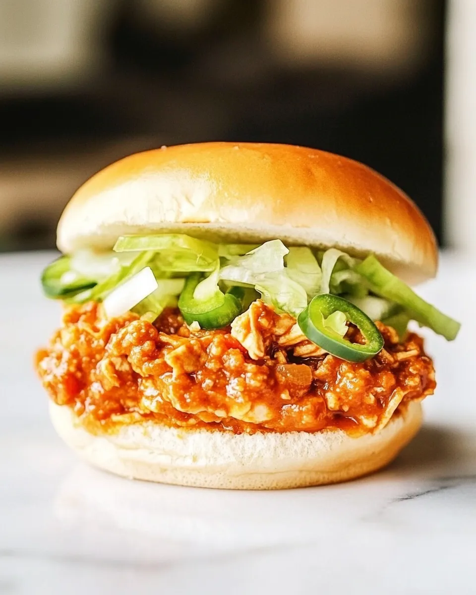 Easy Chicken Sloppy Joes recipe photo