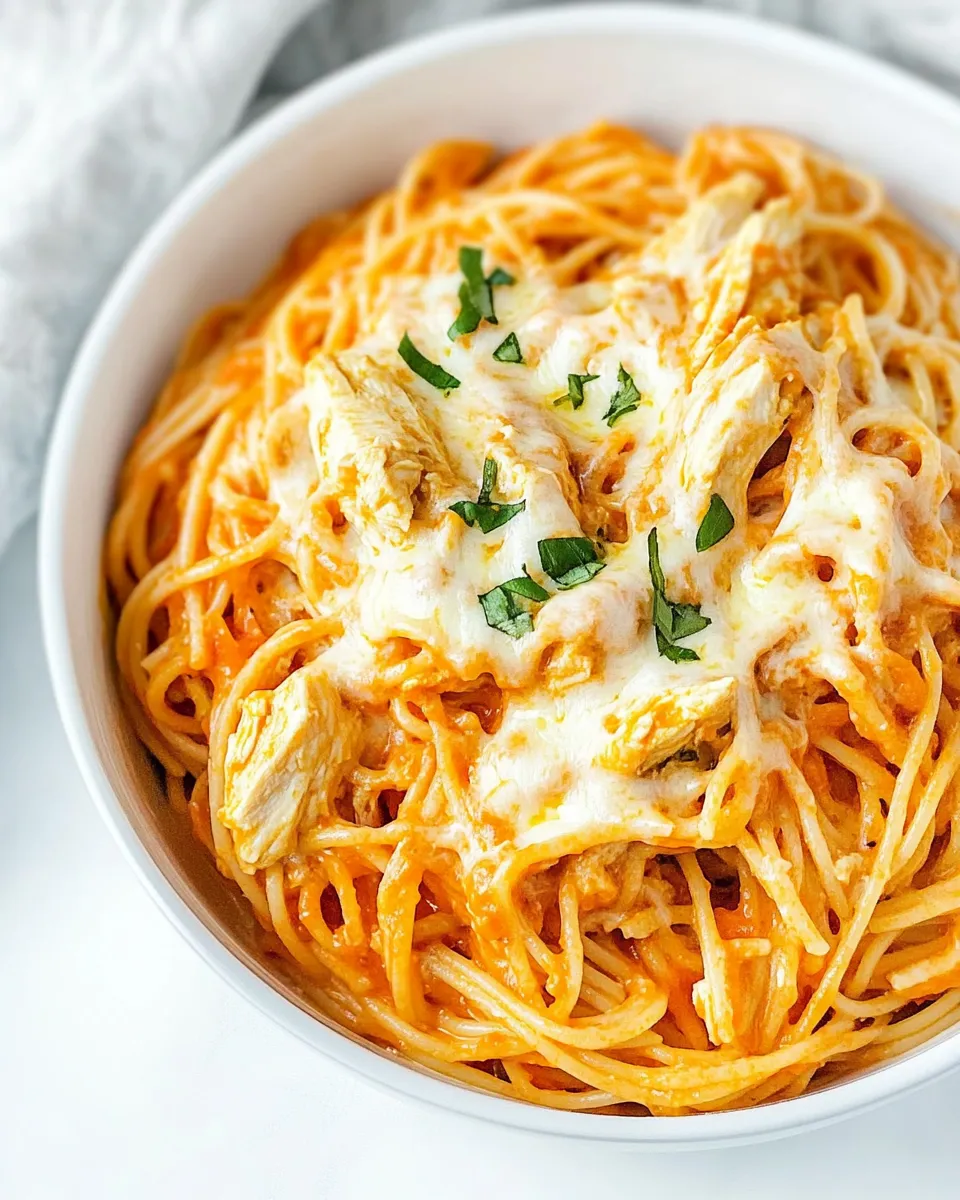 Homemade Chicken Spaghetti Recipe photo