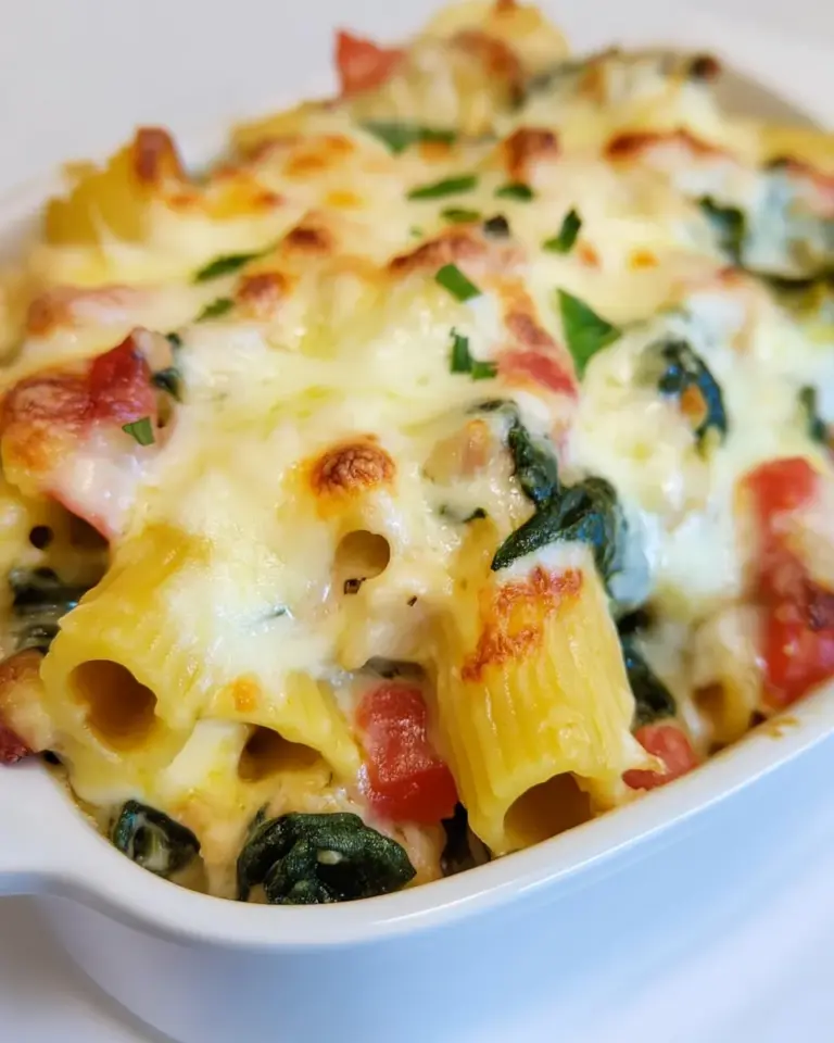Homemade Chicken Spinach Rigatoni photo