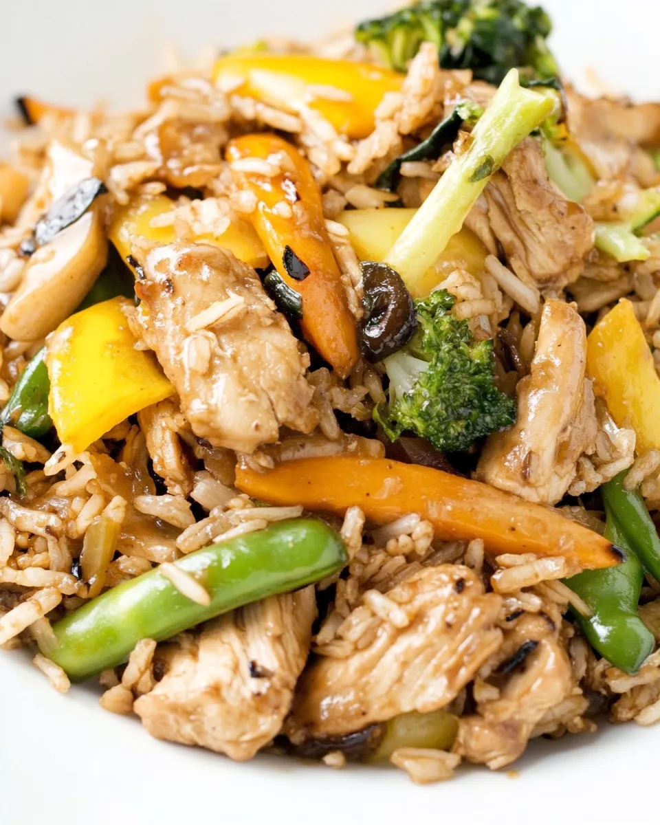 Easy Chicken Stir-Fry with Vegetables and Brown Rice recipe image