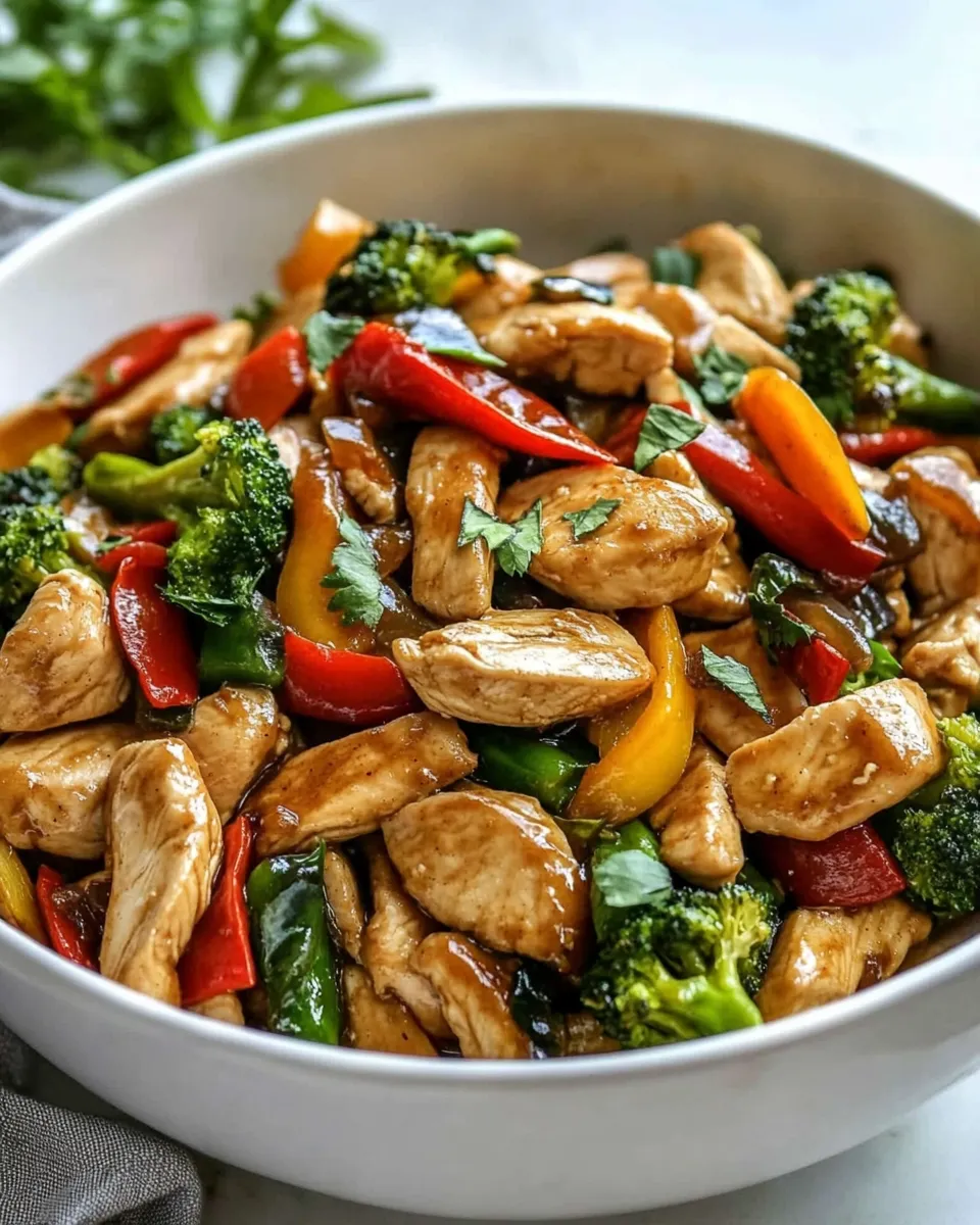Homemade Chicken Stir Fry Recipe photo