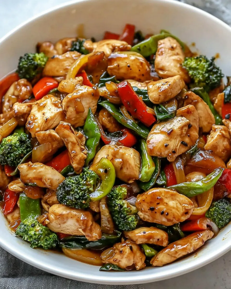 Easy Chicken Stir Fry Recipe shot