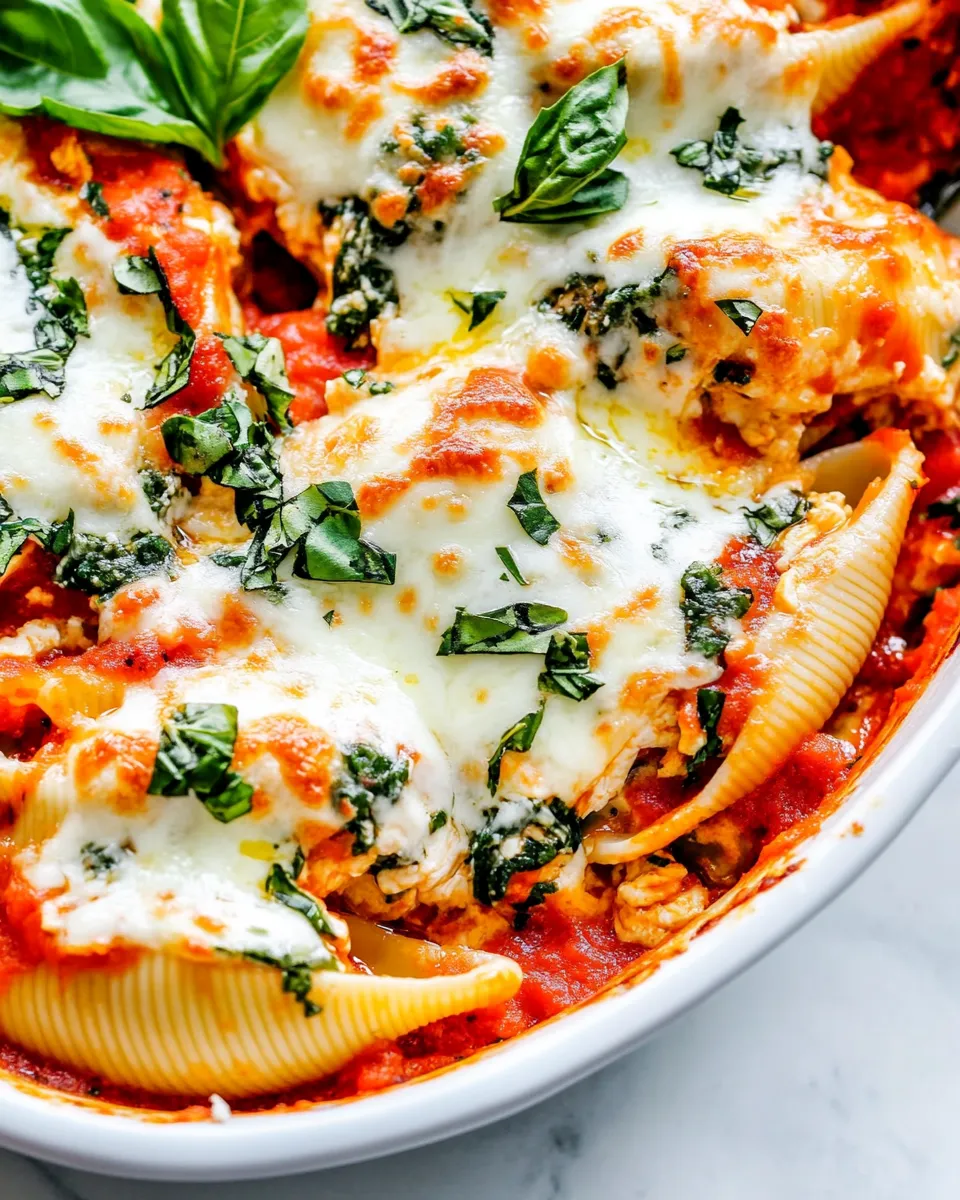 Homemade Chicken Stuffed Shells photo