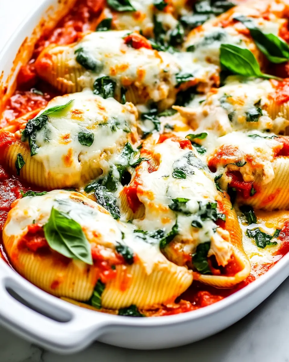 Easy Chicken Stuffed Shells recipe photo