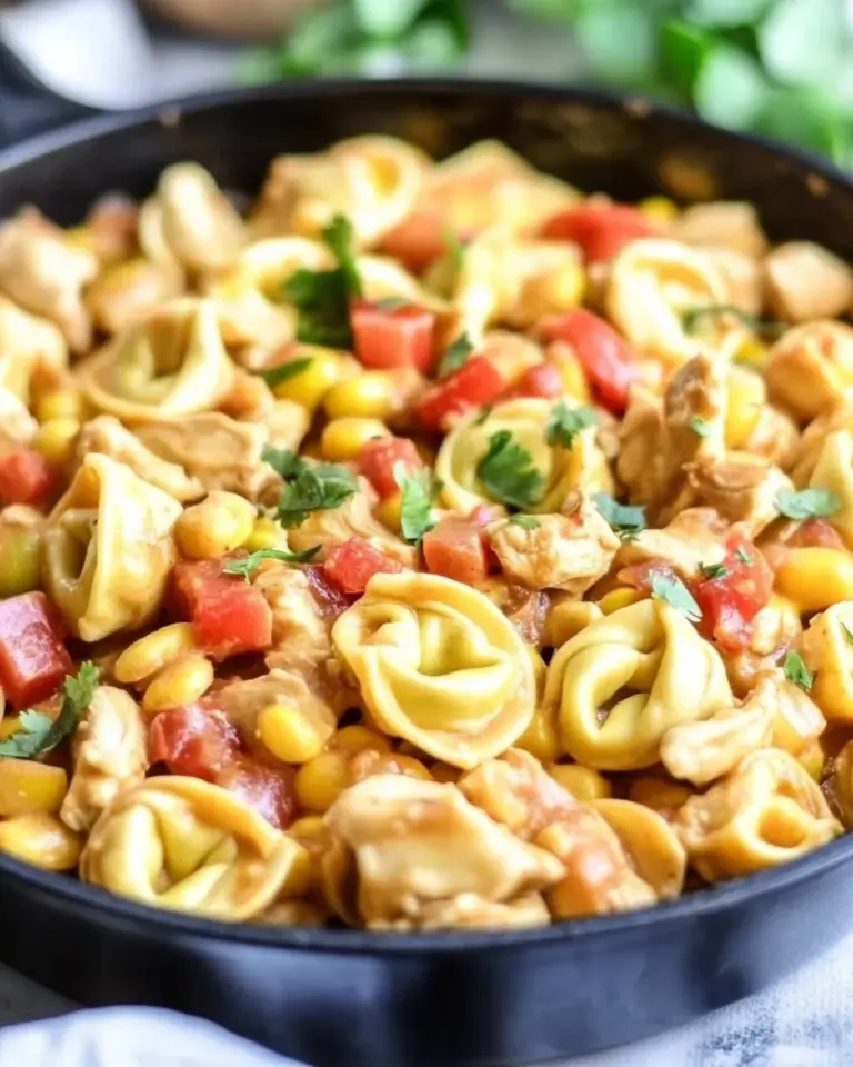 Easy Chicken Taco Tortellini Skillet photo