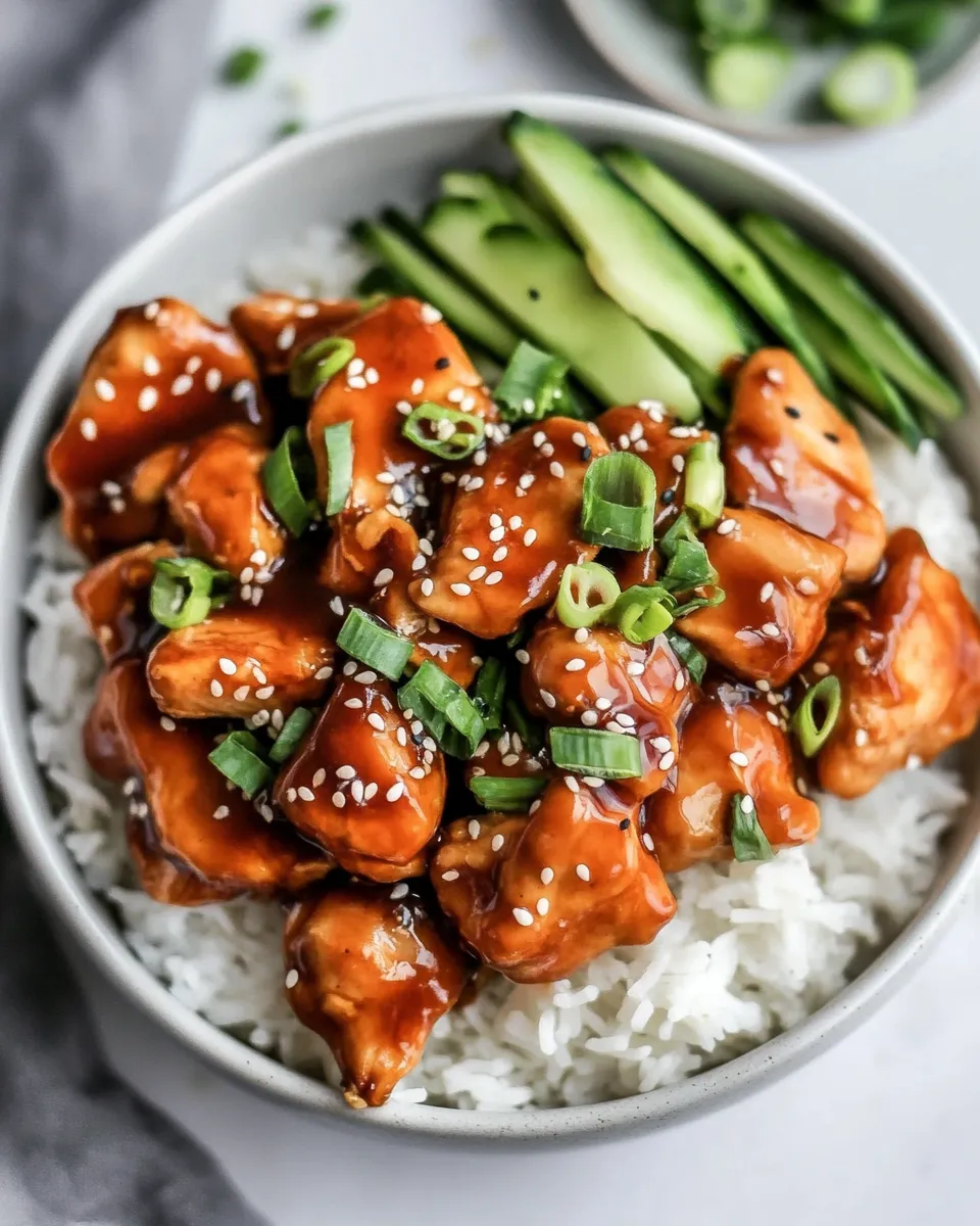 Classic Chicken Teriyaki shot