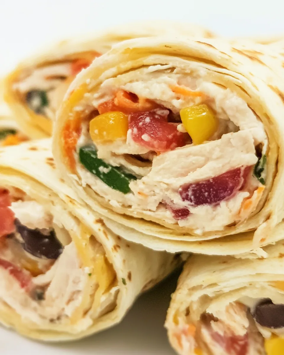Easy Chicken Tortilla Roll-Ups photo