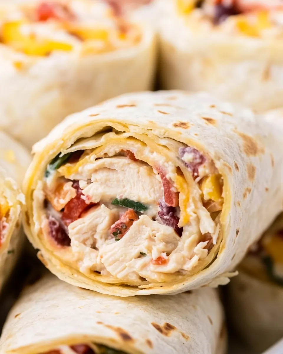 Delicious Chicken Tortilla Roll-Ups image