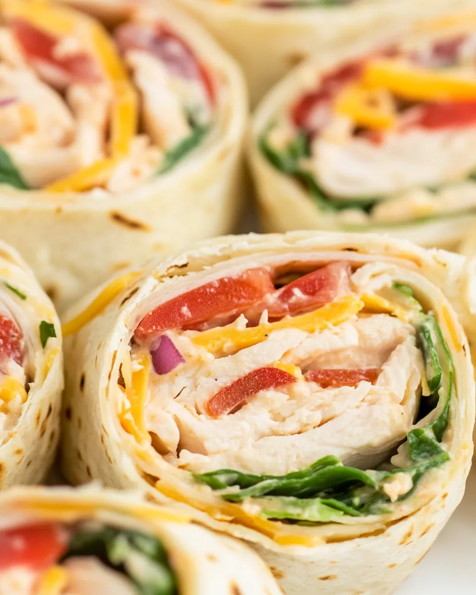 Homemade Chicken Tortilla Roll-Ups recipe photo