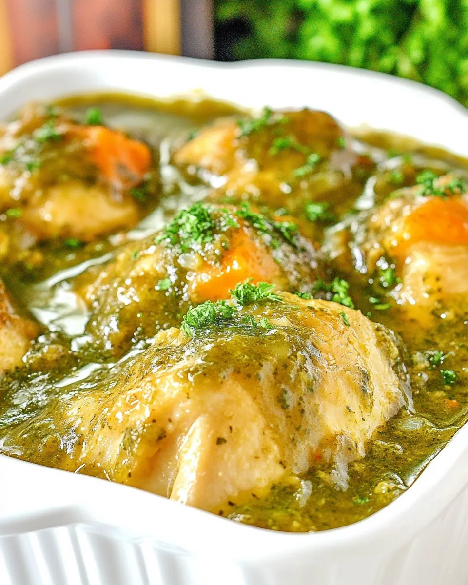 Easy Chicken Verde Bubble Up photo