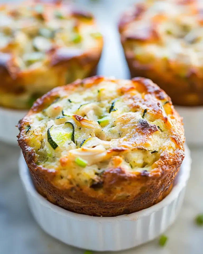 Homemade Chicken Zucchini Muffins photo