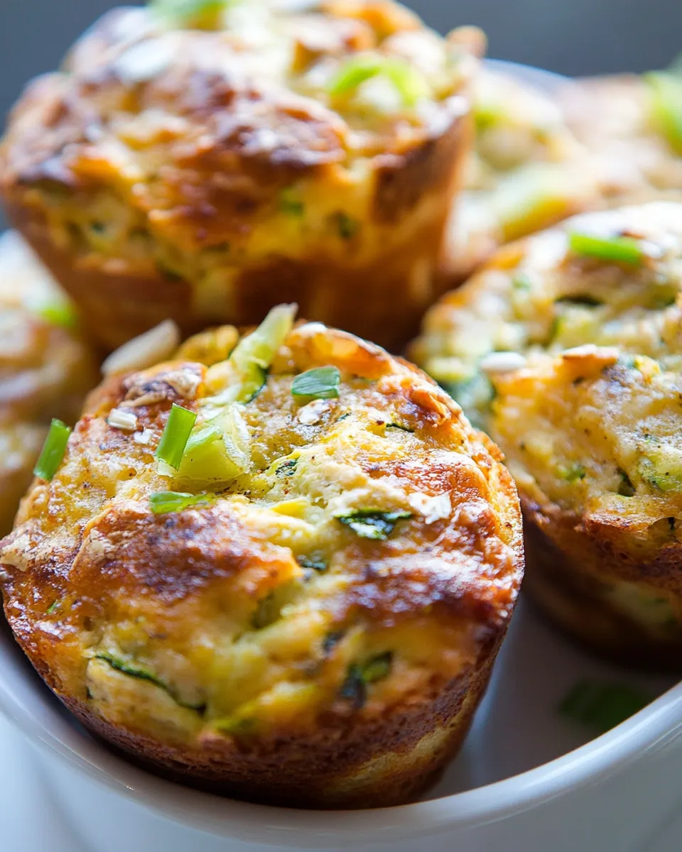 Easy Chicken Zucchini Muffins image