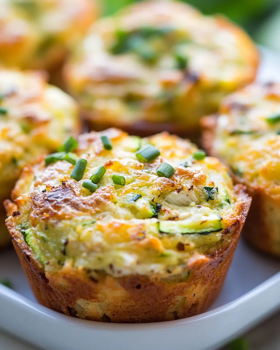Quick Chicken Zucchini Muffins shot