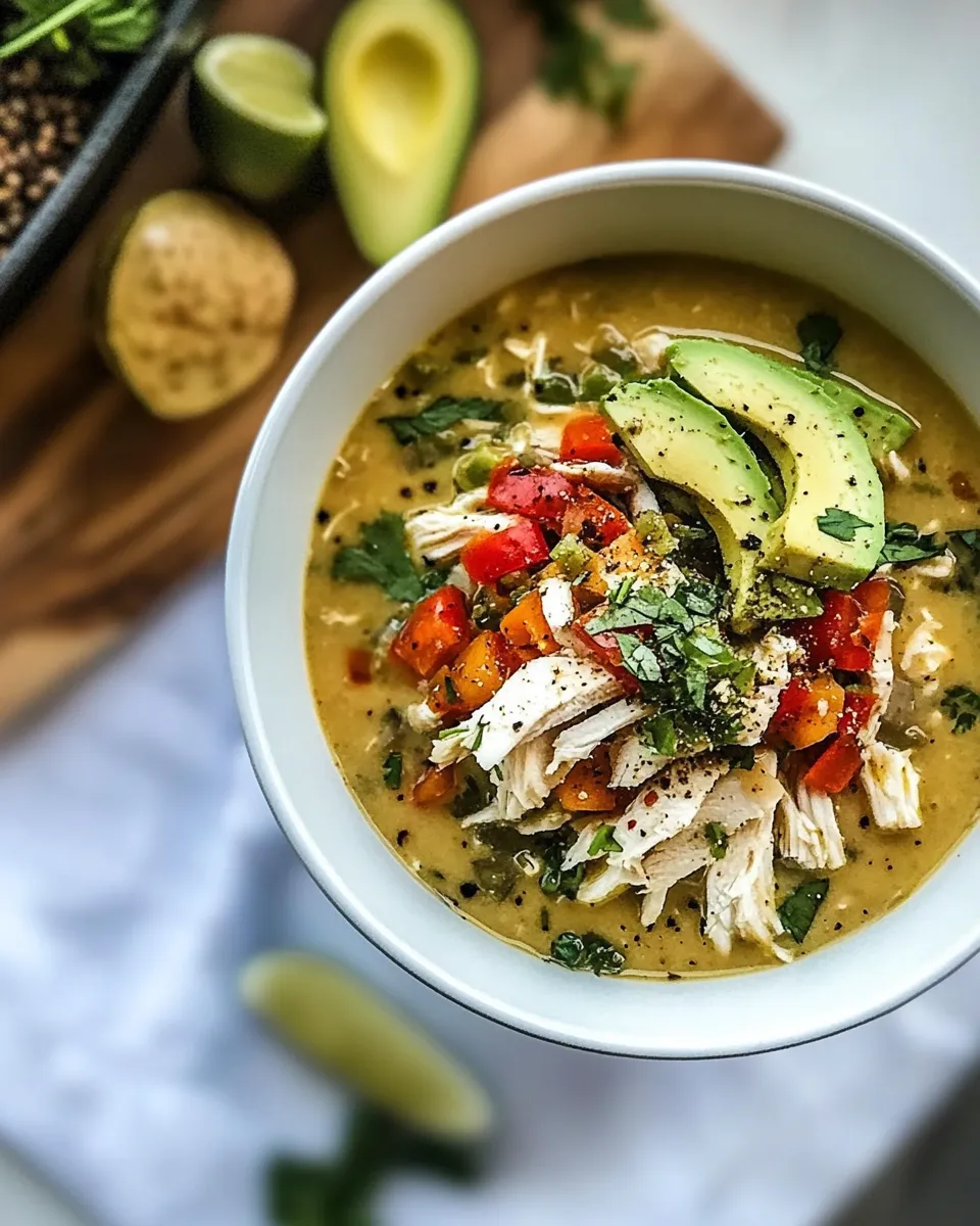 Classic Chicken and Avocado Soup image